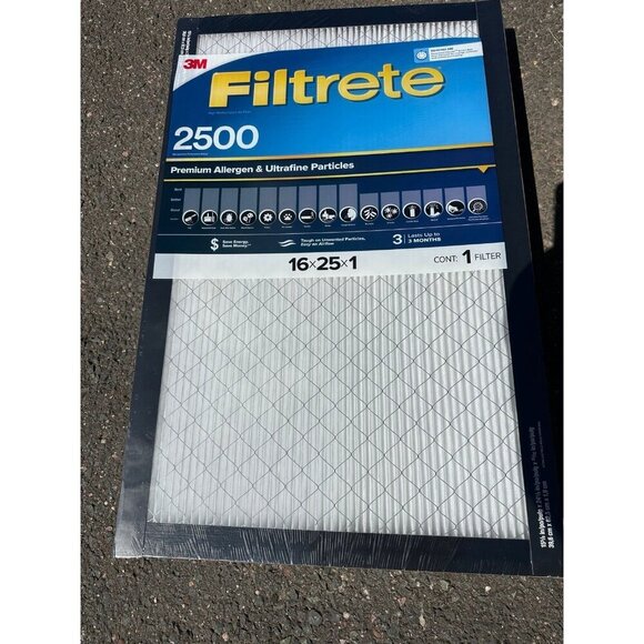 Filtrete 2500 16x25x1 - 4 pack - new  and sealed - Picture 1 of 2